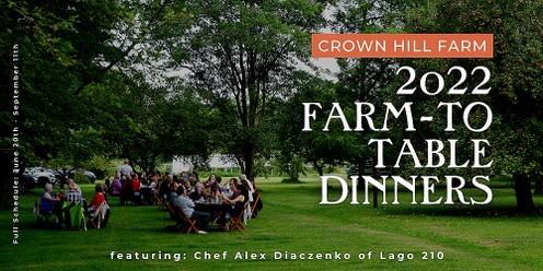 Farm-To-Table Dinner with Chef Alex Diaczenko of Lago 210