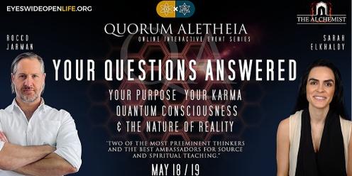 Quorum Aletheia May event.