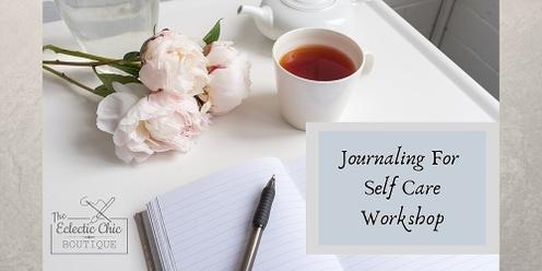 Journaling for Self Care Workshop 