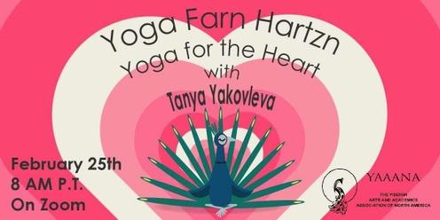 Yoga farn hartzn – Yoga for the Heart